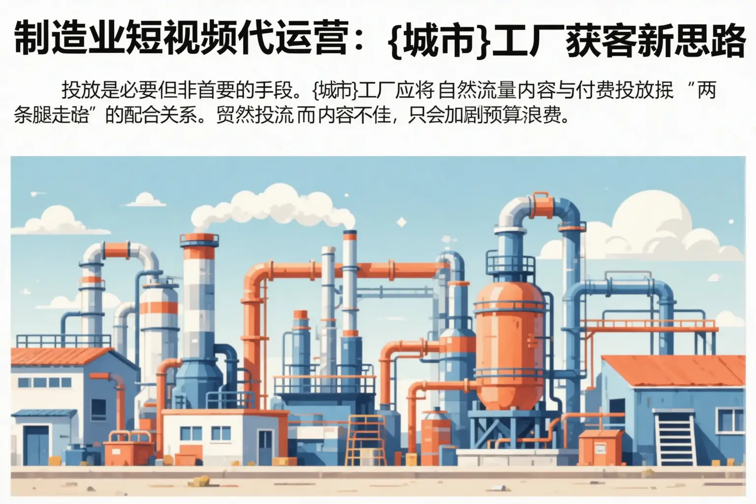 制造业短视频代运营：武鸣工厂获客新思路